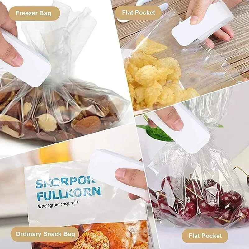 Mini Plastic Bag Sealer Machine Storage Bag Clip Sealing Machine