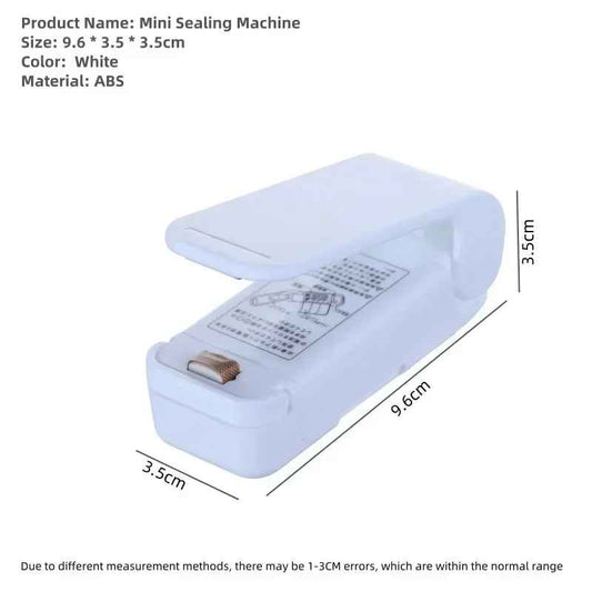 Mini Plastic Bag Sealer Machine Storage Bag Clip Sealing Machine