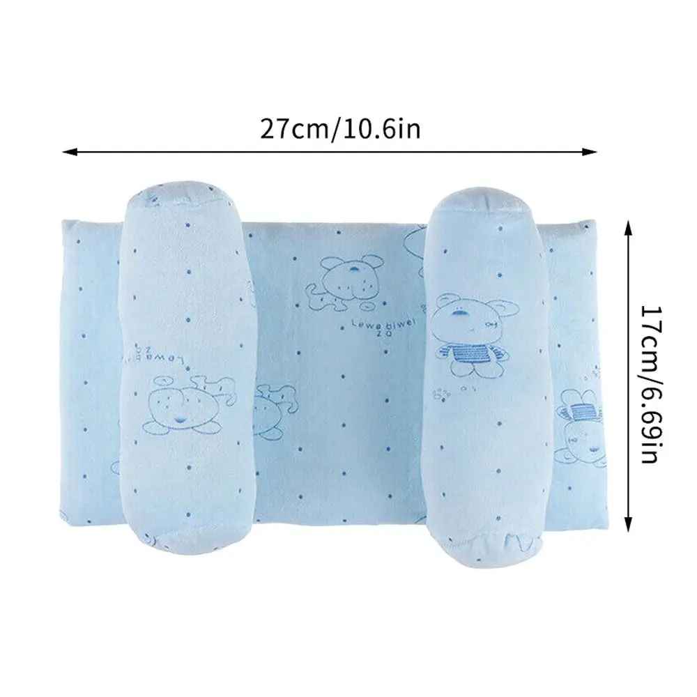 Cute Anti-heading Pillow Infant Baby Soft Pillow Prevent Flat Head Anti Roll New Baby Pillow Sleeping Support