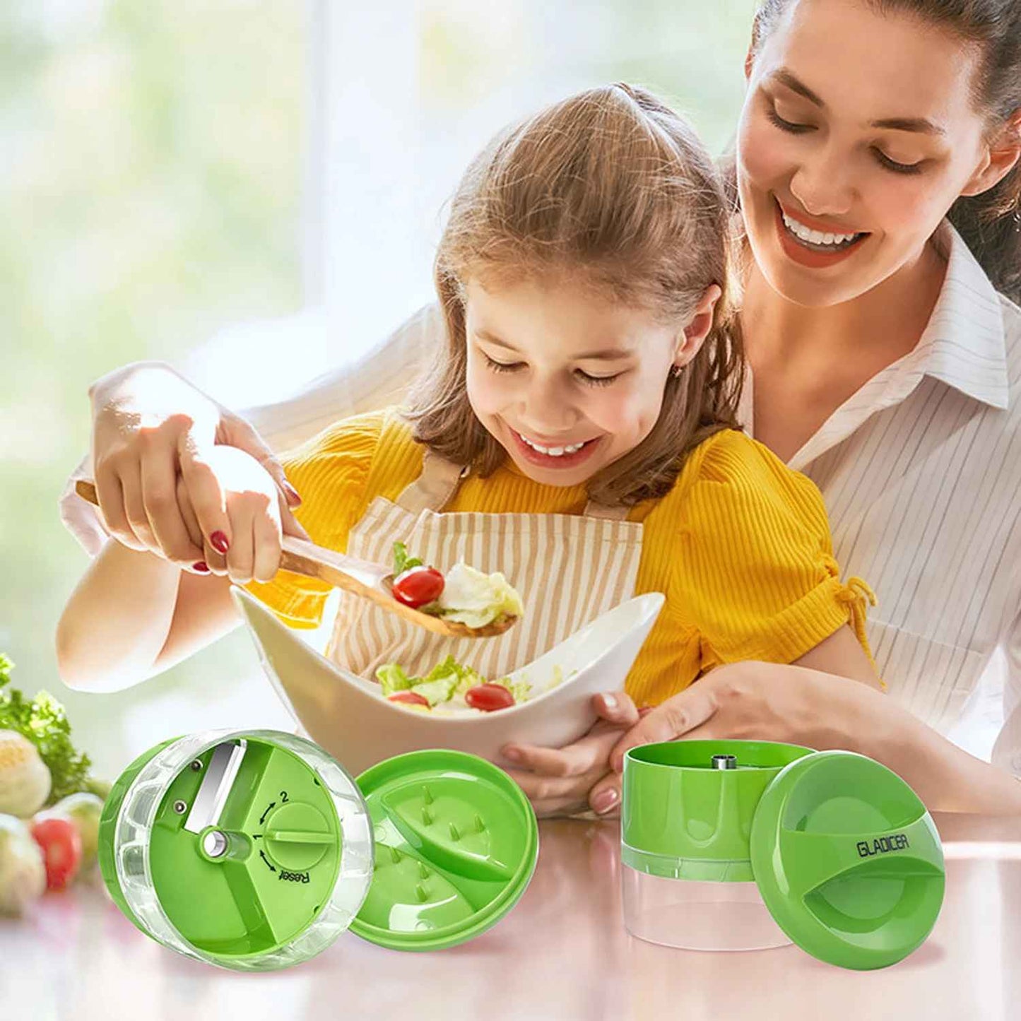 Vegetable Spiral Cutter 4 in 1