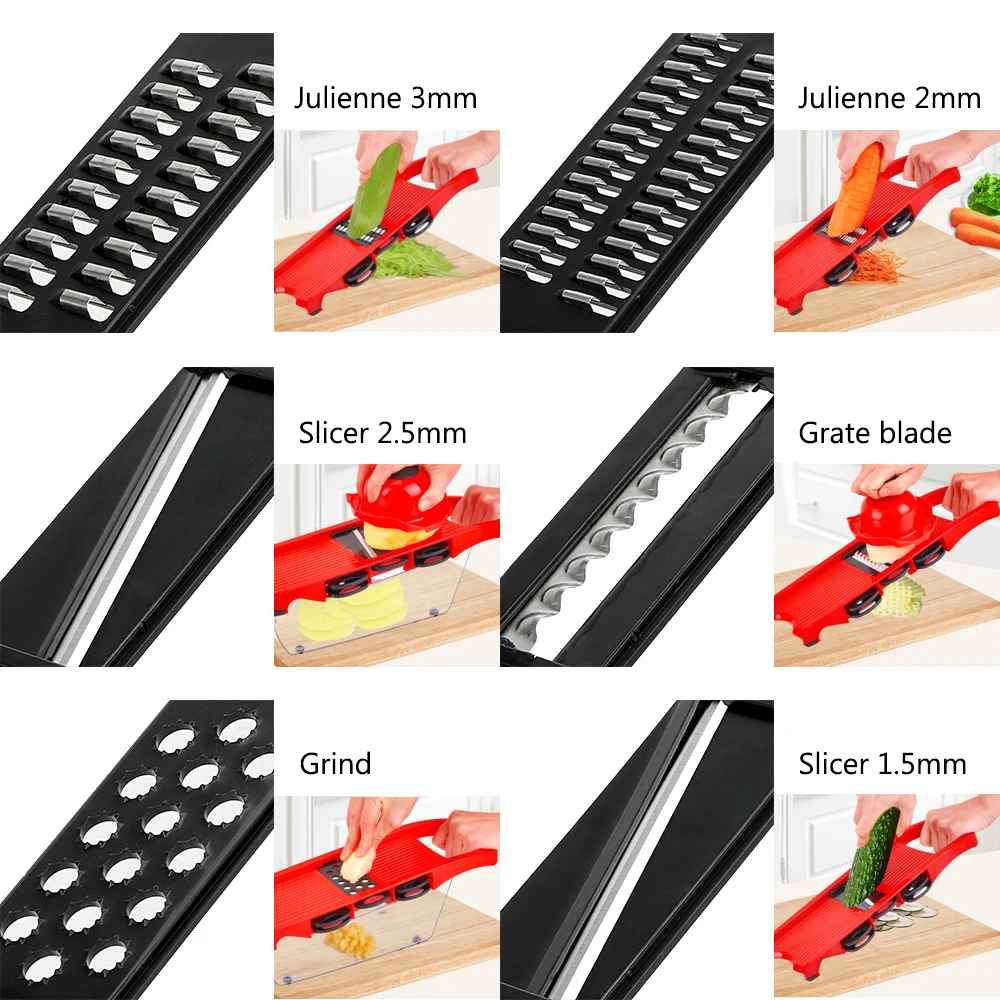 10 in 1 Mandoline Vegetable Slicer Cutter with Box