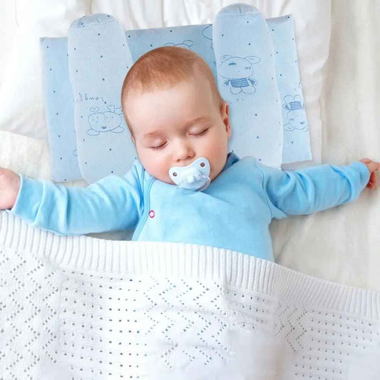 Cute Anti-heading Pillow Infant Baby Soft Pillow Prevent Flat Head Anti Roll New Baby Pillow Sleeping Support