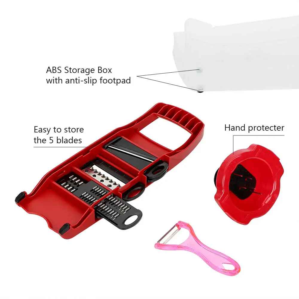 10 in 1 Mandoline Vegetable Slicer Cutter with Box