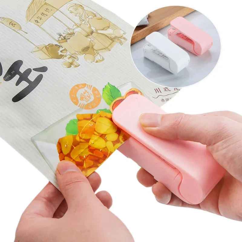 Mini Plastic Bag Sealer Machine Storage Bag Clip Sealing Machine